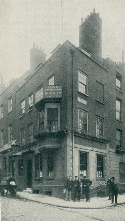 The Old Cheshire Cheese, Surrey Street, Strand, Londen door English Photographer